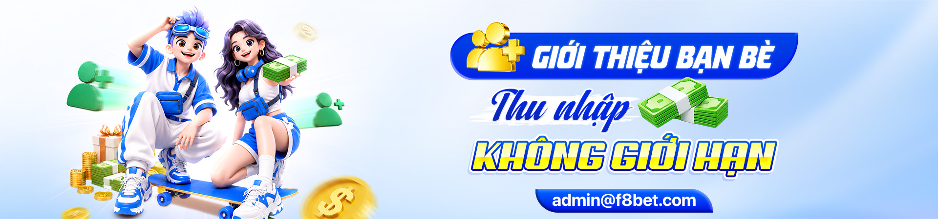f8bet banner quà tặng giới thiệu bạn bè